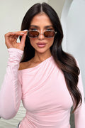 DALIA - Rhys Sunglasses - Gold/Brown