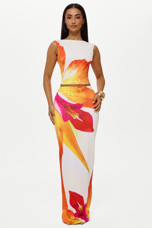 DALIA - Santana Flower Skirt