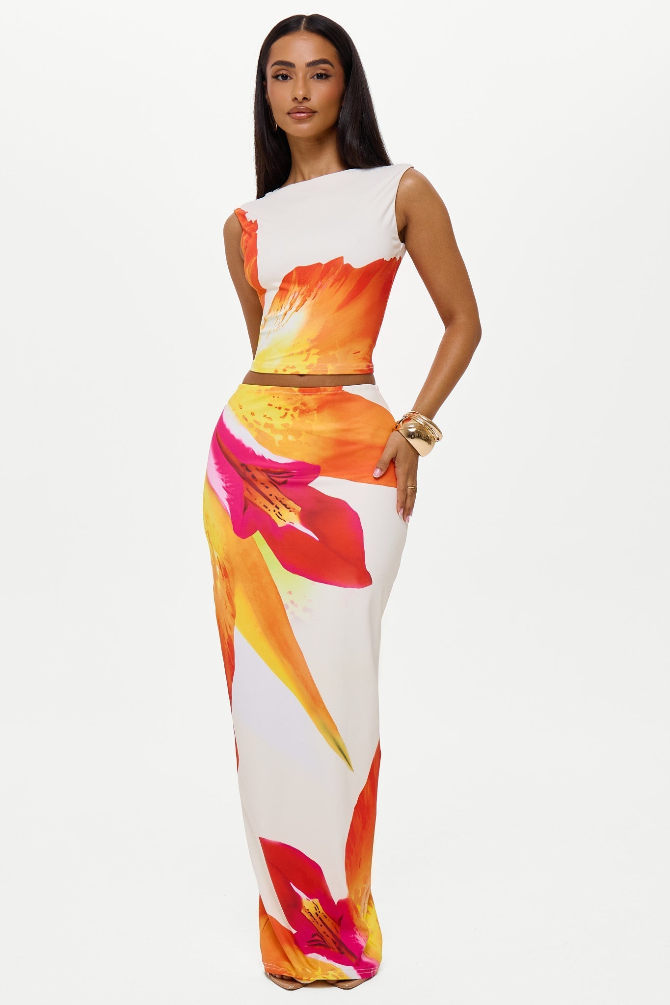 DALIA - Santana Flower Skirt