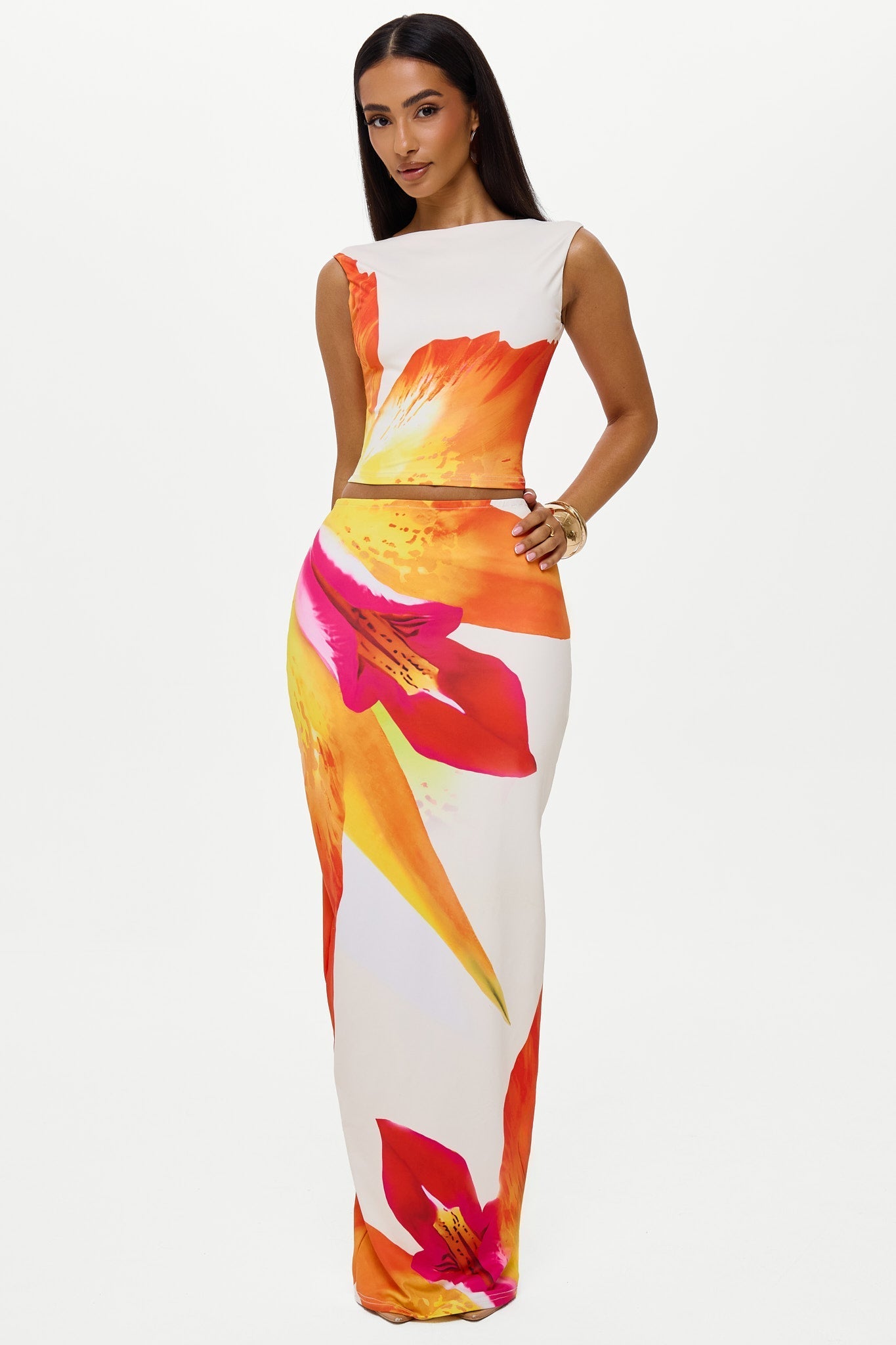 DALIA - Santana Flower Skirt