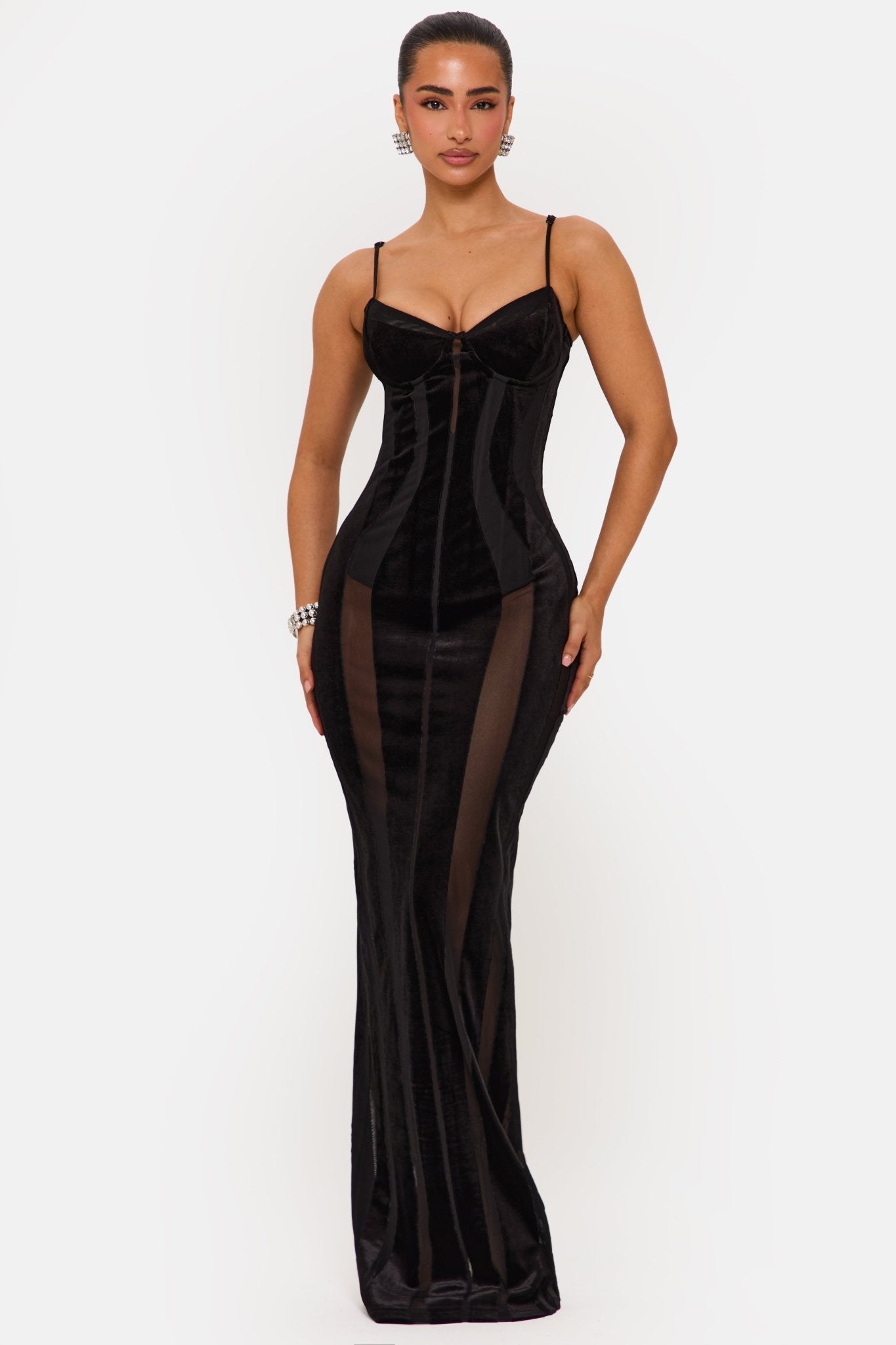 DALIA - Scandal Maxi Dress - Black