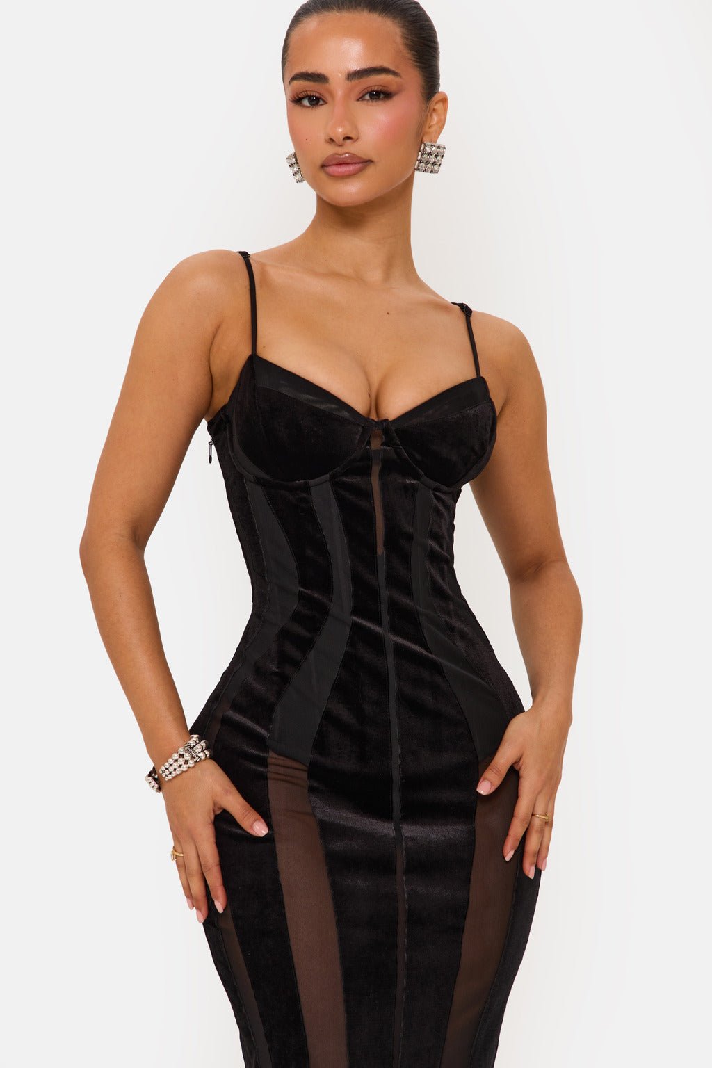 DALIA - Scandal Maxi Dress - Black