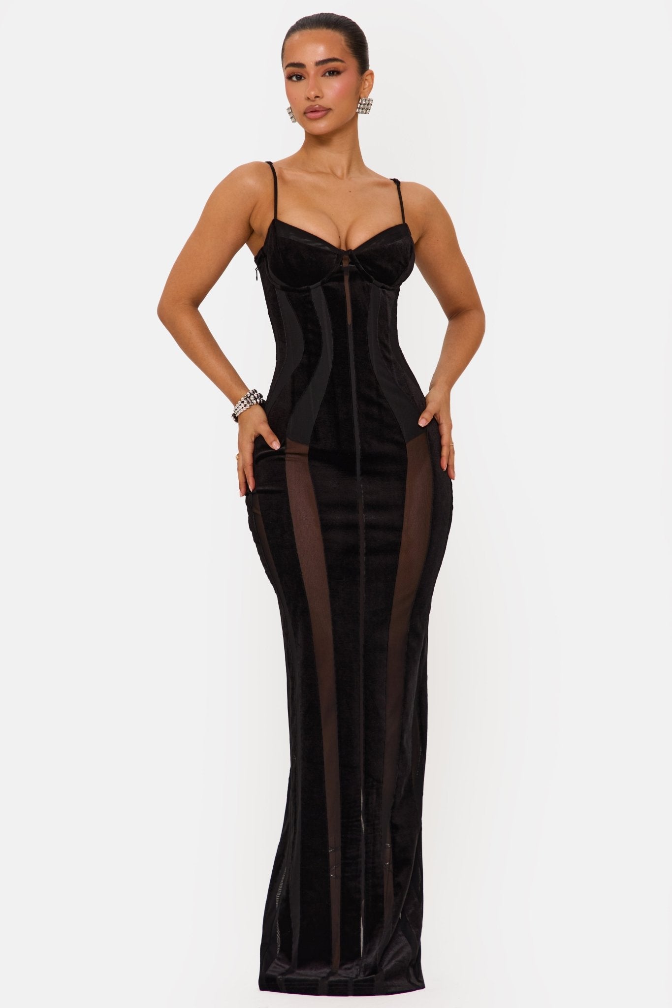 DALIA - Scandal Maxi Dress - Black