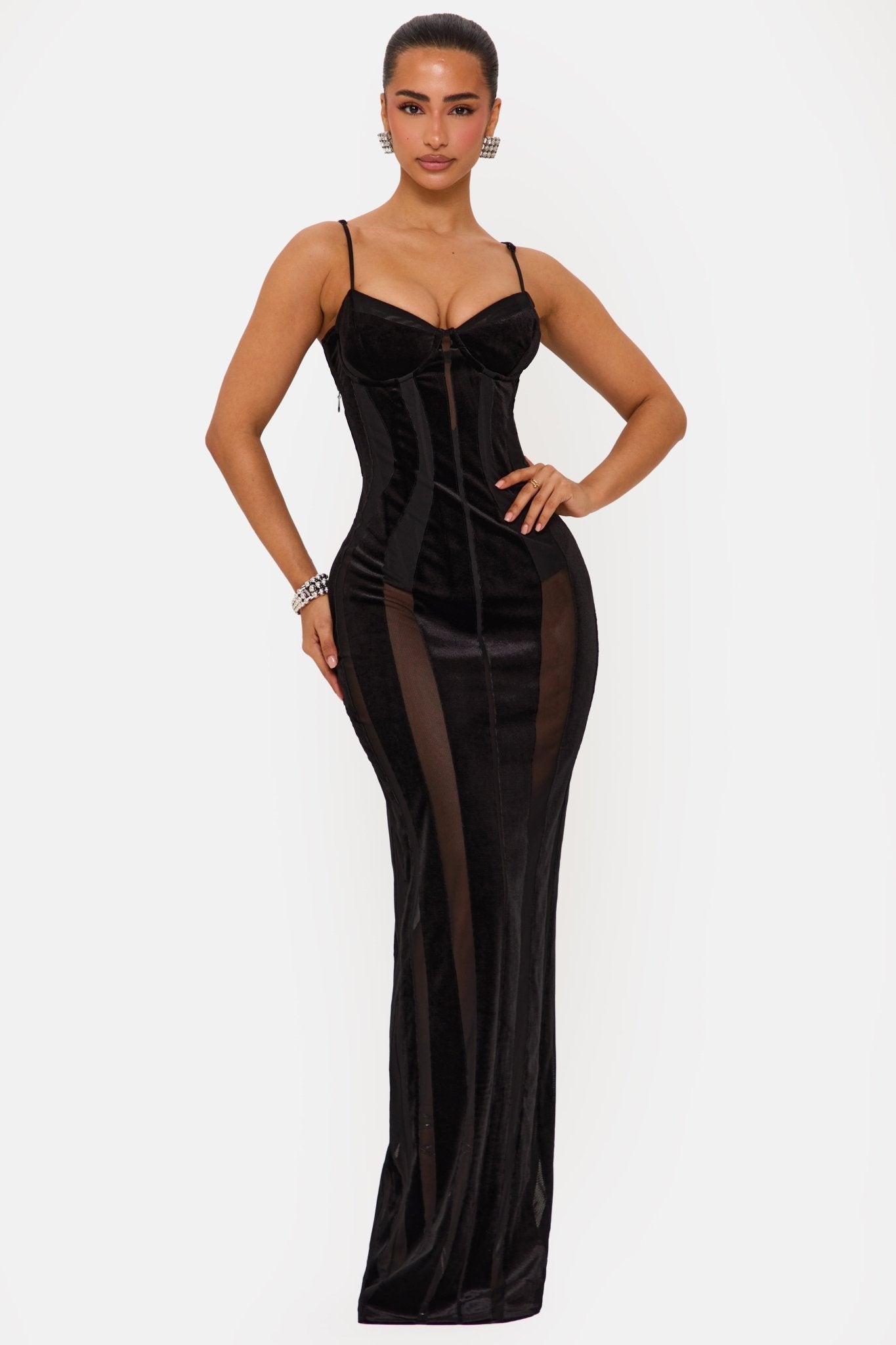 DALIA - Scandal Maxi Dress - Black
