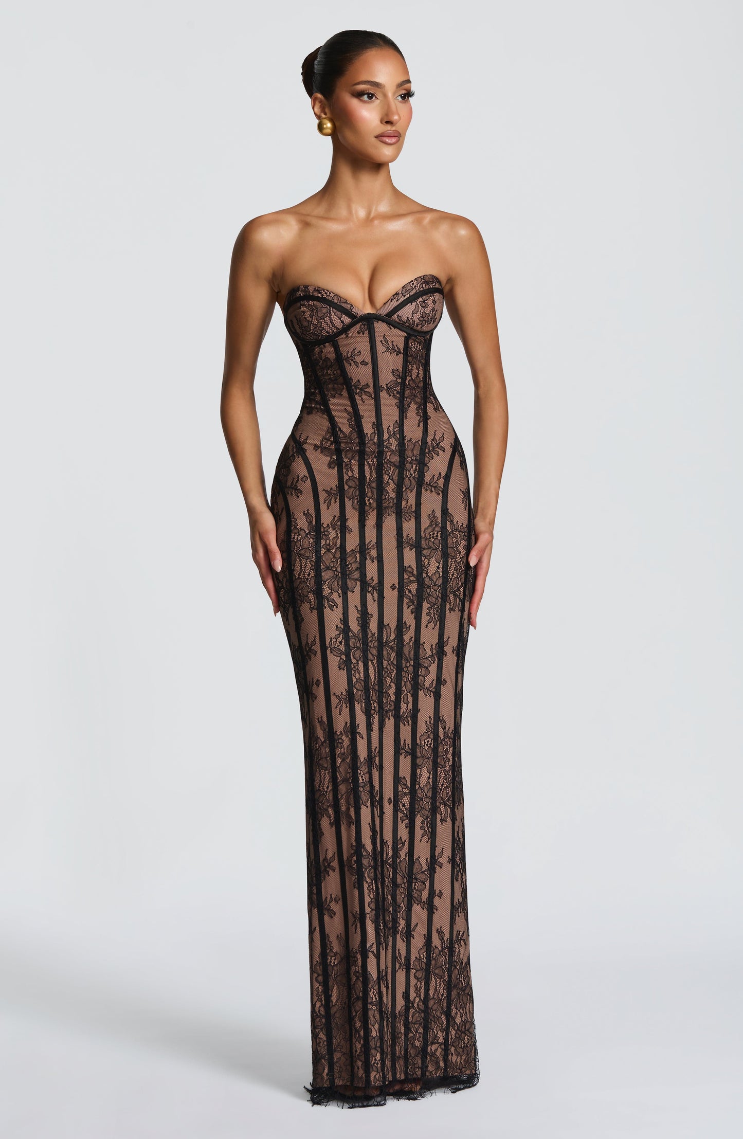 DALIA - Valentine Maxi Dress - Black