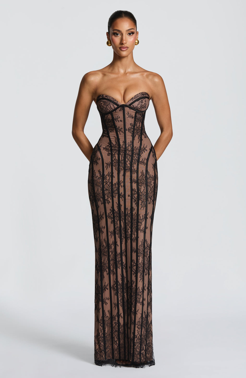 DALIA - Valentine Maxi Dress - Black
