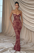 DALIA - Valentine Maxi Dress - Red