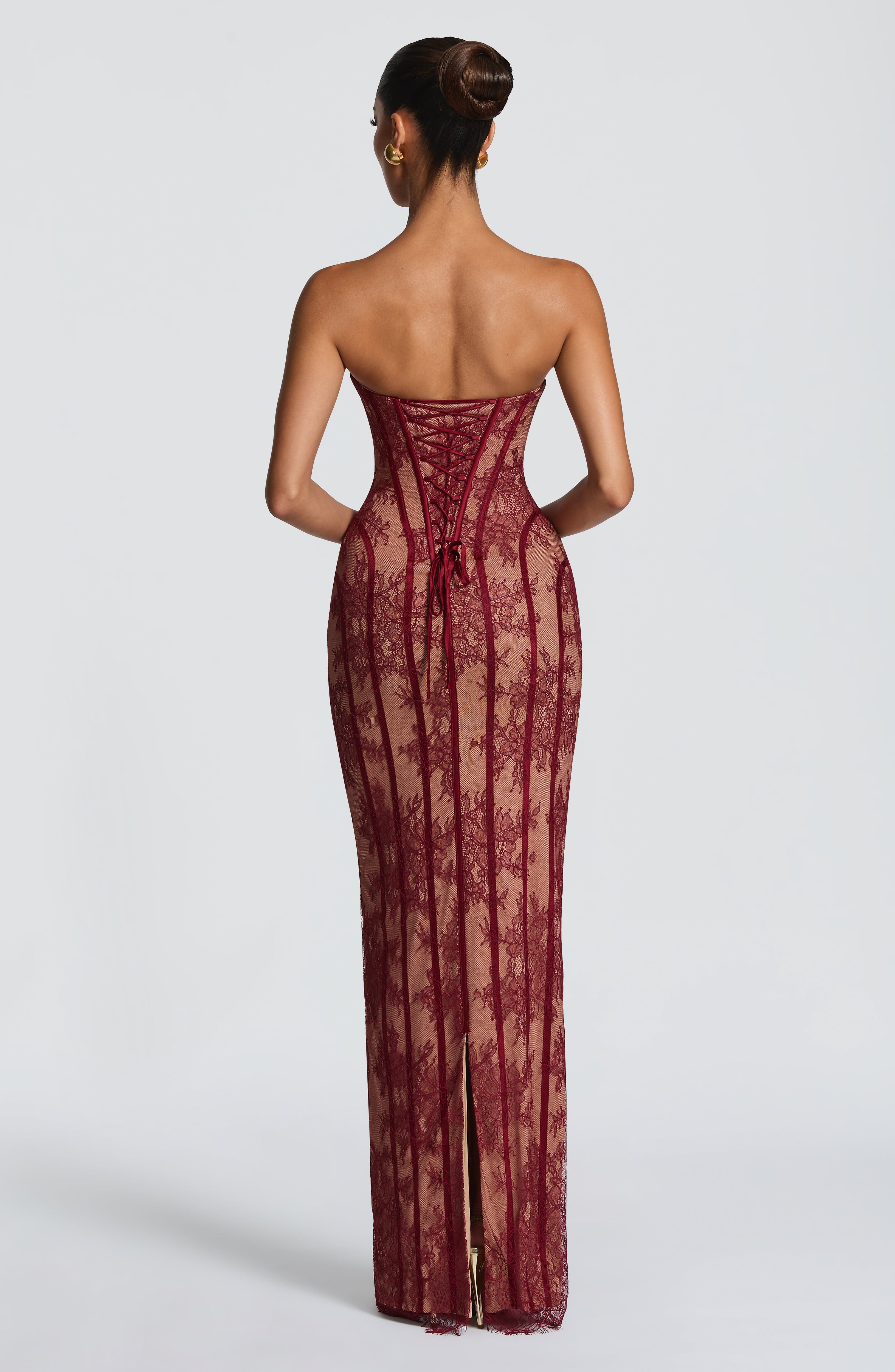 DALIA - Valentine Maxi Dress - Red
