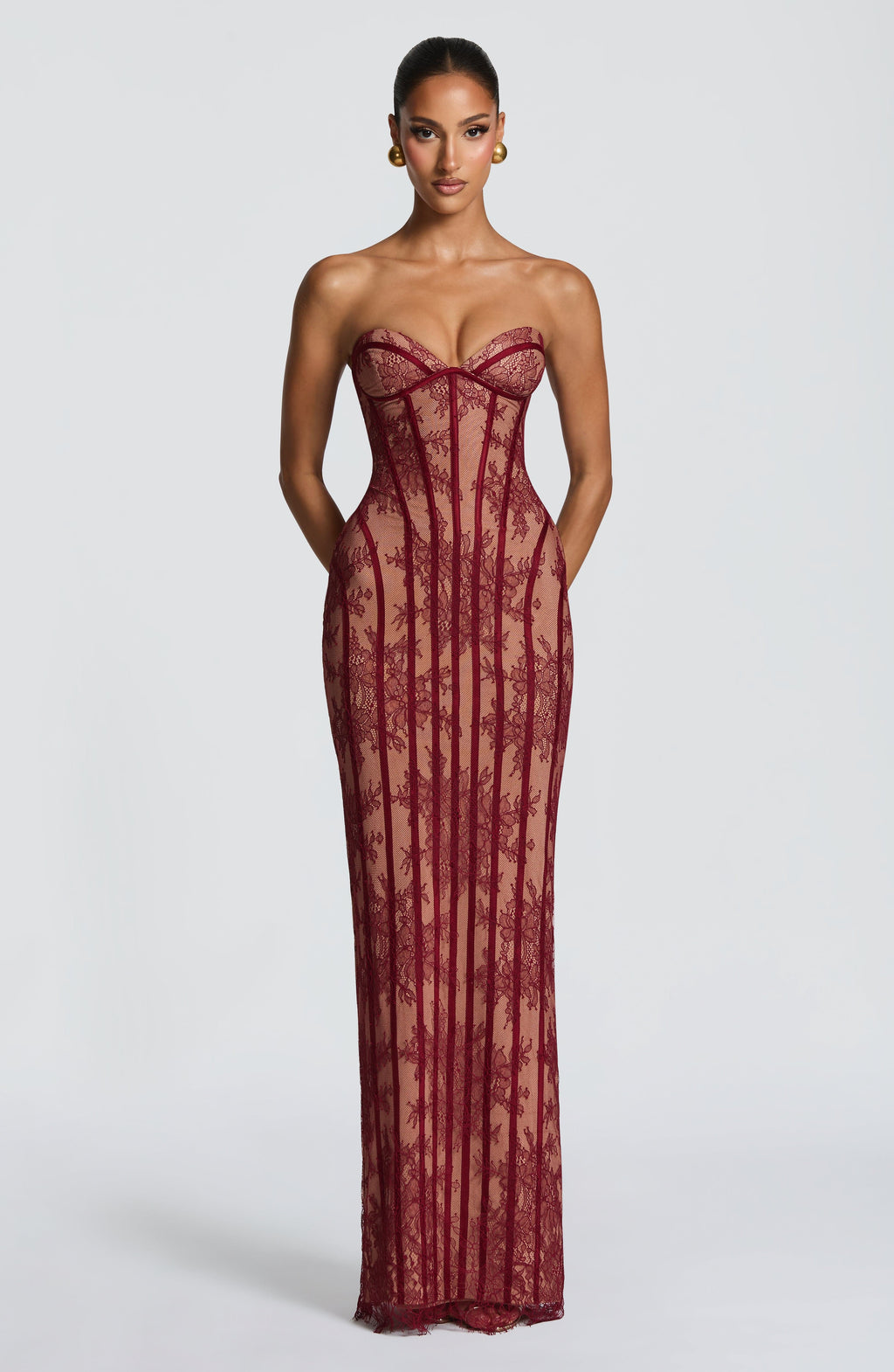 DALIA - Valentine Maxi Dress - Red