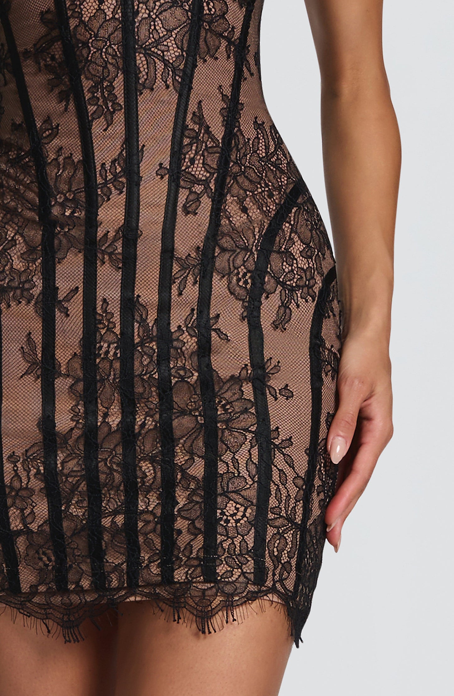 DALIA - Valentine Mini Dress - Black