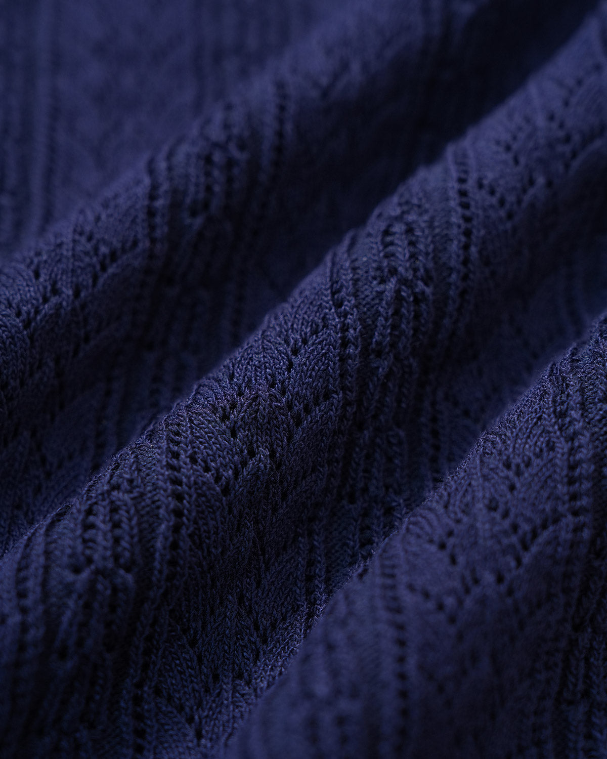 DALIA - Granatowy, jednorzędowy kardigan dzianinowy